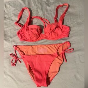 Victoria's Secret Coral Bikini Set